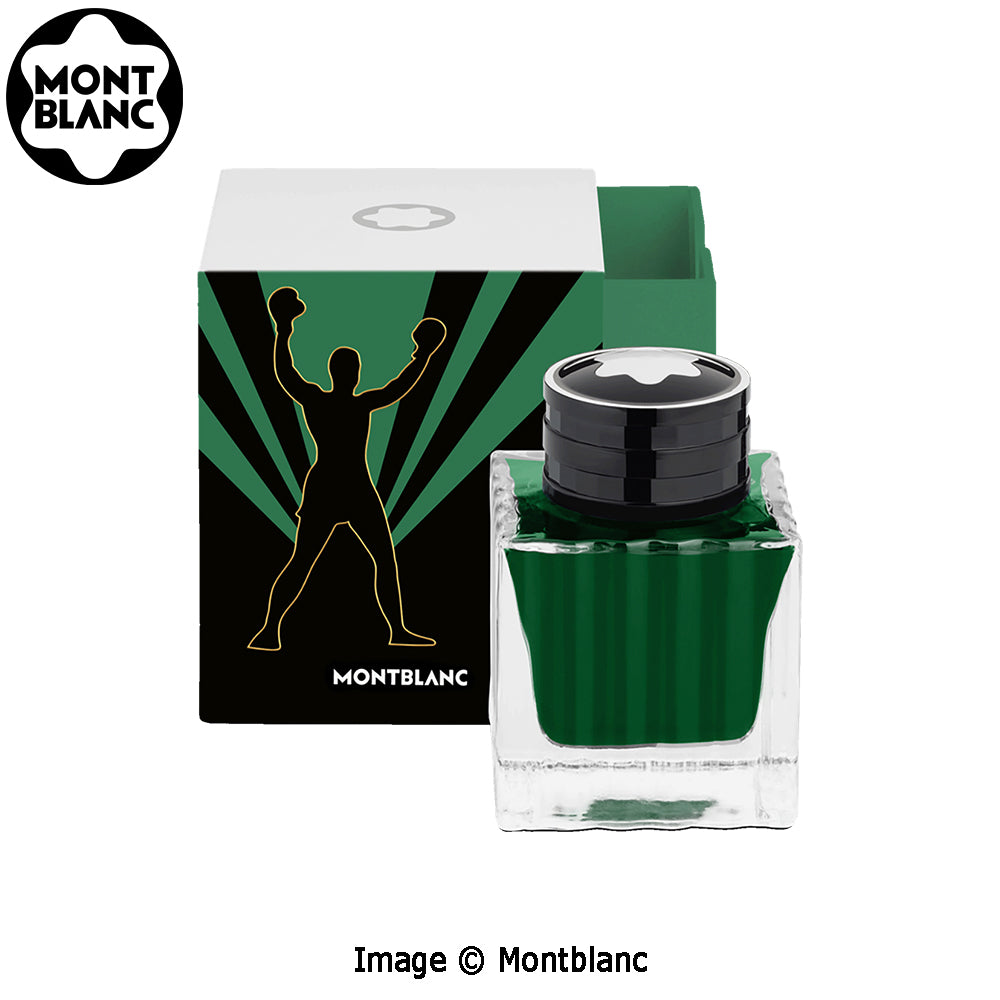 Great Characters Muhammad Ali Green Ink Bottle