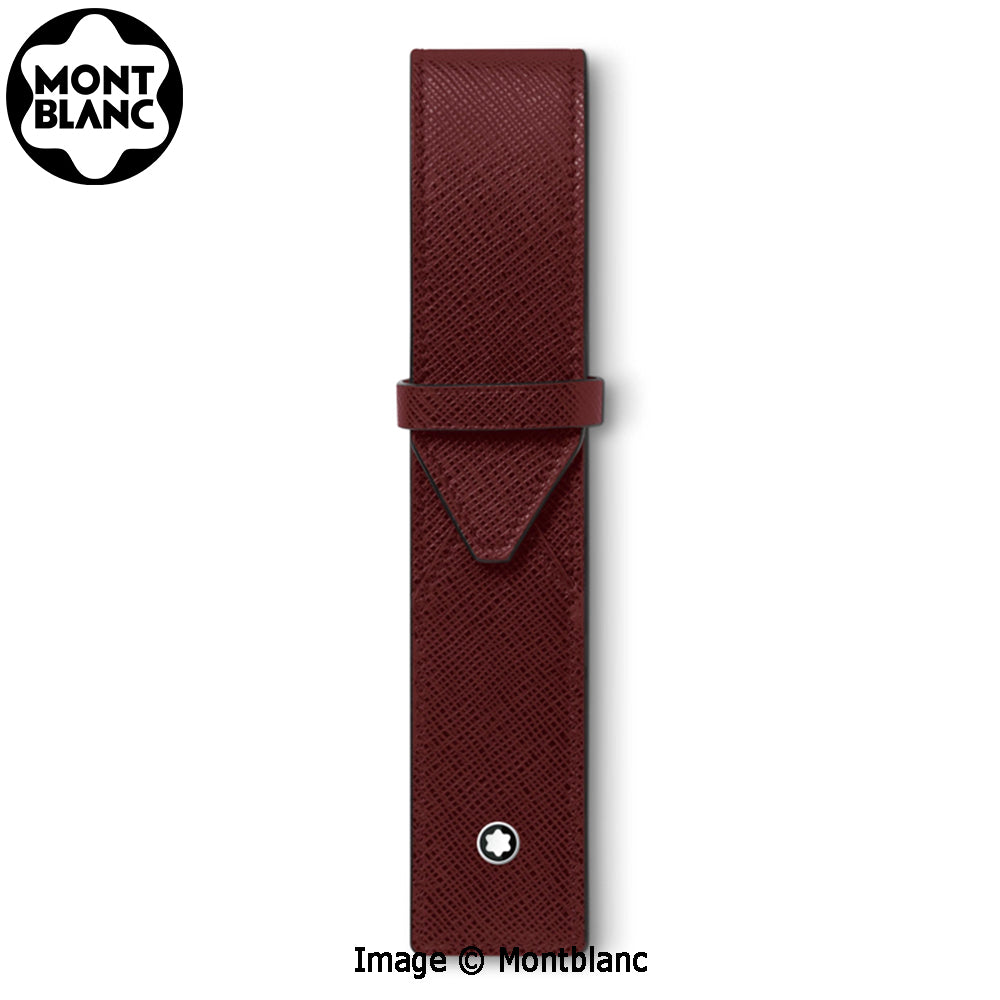 Meisterstück Sartorial Leather Mosto Red Pen Case