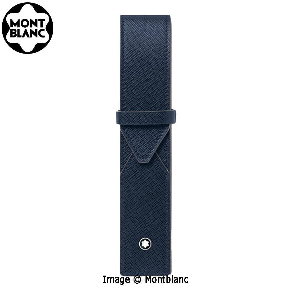 Meisterstück Sartorial Leather Ink Blue Pen Case